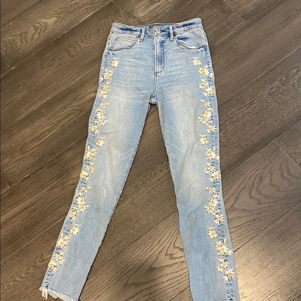 Abercrombie & Fitch Blue Super Skinny Jeans
